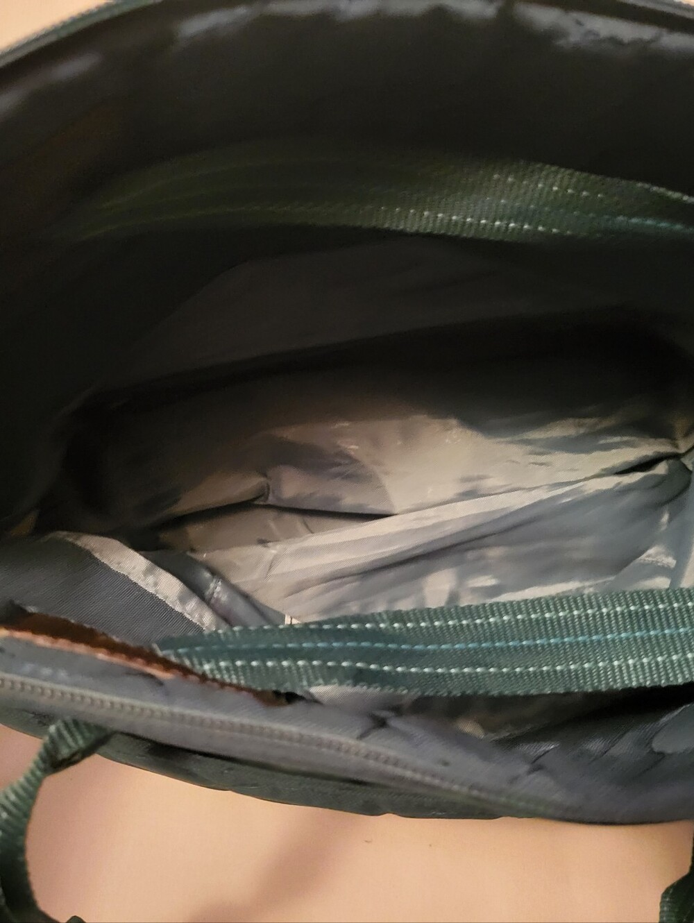 Thirty-One Dark Teal Quilted Shoulder Bag - Picture 5 of 5